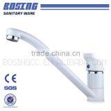 Bosing concise style muti-color plastic single handle kitchen faucet