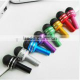 Light-weight capacitive tip stylus/ touch screen pen for iPhone/iPad/Galaxy/ect touch screen pen with 3.5mm dust plug