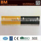 57410420H,Escalator Comb Plate for 9300,202.9x107mm,Tooth Pitch 9.068,Hole Spacing 145,22T,Black thumbnail-1