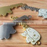 2015 New Arrive Cat Head Shape With Silver Glitter Finishing Sew-on Badges --- BG1503 thumbnail-4