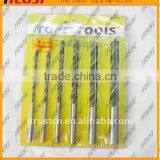 6pcs HSS Twist Drills Set