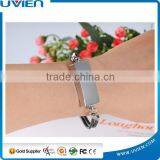 16GB Silver Metal Bracelet Design USB Flash Drive With Key Ring thumbnail-2