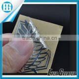 Custom Decorative Sticker Silver Nickel Sticker Electroformed Metal Sticker