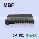 1 Fiber Port and 8 RJ45 Ports Unmanaged Fiber Switch