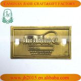 Customized company logo Metal plate silk-printing metal plate