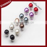 Fashion round pearl head scarf magnetic hijab pins/                        
                                                                                Supplier's Choice