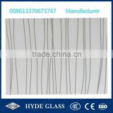 China 3mm tempered silk printed refrigerator glass freezer glass