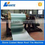 High Quality Aluminum Zinc Plate Colorful Stone Coated Metal Roof Tile Machine, Long Span Color Coated Corrugated Roofing Sheet thumbnail-2