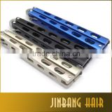 2016 new style butterfly knife comb salon stainless hair comb balisong butterfly knife trainer