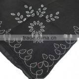 S049 Lastest Muslim Square Scarf With Rhinestones thumbnail-2