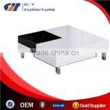 High Gloss Coffee Table White High Gloss Center Table thumbnail-1