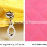 Pink Nylon Gridding Rectangle With Zipper Closure Makeup Pouch/Bag/Case Cosmetic Tool thumbnail-5