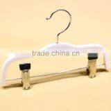 White Wooden Pants Hanger for Children Garment thumbnail-2