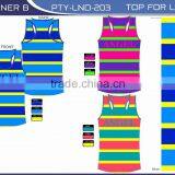 Dazzle Colour Stripe Fashion Vest thumbnail-3
