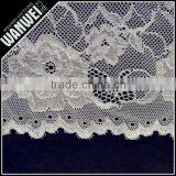 Lace Guipure Eyelash Fabrics Yarn Knitting Printed 100% Nylon Lace Fabric for Dresses Trim Skirts Garments Design 5918 thumbnail-3