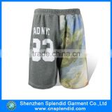 Cheap china wholesale fleece stylish sublimated mma shorts