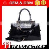 Popular Fashion pu Leather Lady Handbag With Zipper thumbnail-1