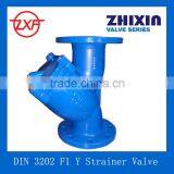 Ductile Iron DIN3352 flanged Y Strainer