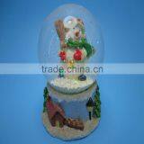 New Design Resin Snoopy Water Globe Crafts Ornaments thumbnail-6
