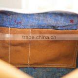 Personalized Women's Waxed Canvas Toiletry Bag /waxed Canvas Cosmetic Bag /selvage Denim Bags and Pouches Quality Choice thumbnail-6