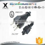 Swiss SEV IEC C5 Connector Power Cable