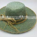 Latest Fashion Hot Sell New Arriving Crochet Straw Hat Cheap thumbnail-5