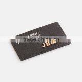 Jeans PU Leather Patch Metal Logo Plate Hat Beanies Patch thumbnail-3