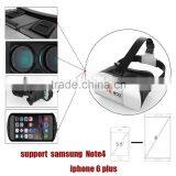 Customized Brand Plastic VR Headset VR Box With Headstrap 3d Glasses
