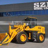 Chinese Fornt End 3t Wheel Loader With Pallet Fork ,wood Fork /CE EPA thumbnail-2