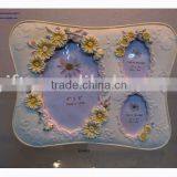 Polyresin Flower 3 Photo Frame, Polyresin Picture Frame thumbnail-1