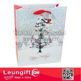 Christmas Medium Bag Gift Bag Red Satin Ribbon and Tag thumbnail-1