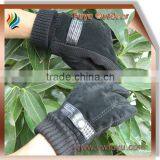 Black Men Pig Skin Gloves