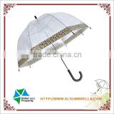 China supplier custom fashion transparent umbrella