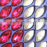 Star Light Wholesale Perfect Shining 17x32mm Marquise Shaped Stone For Luxury Decoration Loose Pointback Gemstone thumbnail-4