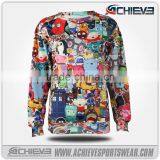 Wholesale Round Neck Pullover Jacket, Custom 3d Sublimation Cheap Pullover Couple Hooded Sweatshirt thumbnail-1