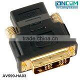 High Qulaity HDMI Adaptor to DVI 18+1 F/M thumbnail-1
