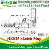 Mini Fixed Ready Mixed HZS 25 Concrete Batching Plant thumbnail-1