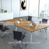 Hot Selling Unique Design Clear Glass Conference Table thumbnail-6