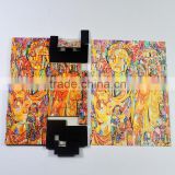 Custom made cardboard paper magnetic puzzle , full color printing magnetic jigsaw puzzle