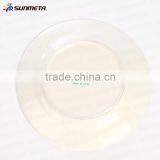 Sunmeta High Quality 10"golden Rim Plate, Heat Transfer Plate thumbnail-5