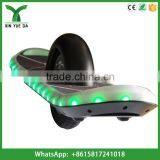 Hot Selling 10' Single Wheel Electric Scooter One Wheel Bluetooth Hoverboard Led Lights thumbnail-3