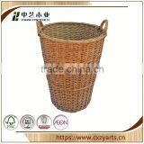 Cheapest Accept OEM Rustic Hinging Outdoor Willow Wicker Basket no Handles thumbnail-4