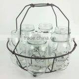 Antique Style Round Wire Rack Caddy