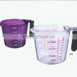 pp measuring cup sets with handle