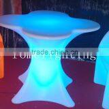 Rome Led Table Durable Colorful Personality Fashion Bar Furniture Plum Flower Form the Table/Natural Outdoor Bar Table thumbnail-2