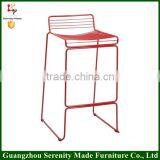 2016 New Model Rose Gold Metal Bar Stool