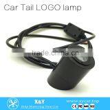 Red Car Led Laser Fog Light Rear Anti-Collision Brake Tail Lights Warning Lamp Logo Brake Light thumbnail-3