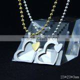 High Quality Jewelry 24K Gold Plated Broken Heart Pendant thumbnail-3