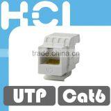 Network Solution Cat 6 RJ45 UTP Modular Keystone Jack Female Connector
