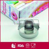 High Quality Stainlss Steel Donut Maker DIY Doughnut Cutter Set/2 thumbnail-3